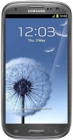 Смартфон Samsung Galaxy S3 GT-I9300 16Gb Titanium grey - Копейск